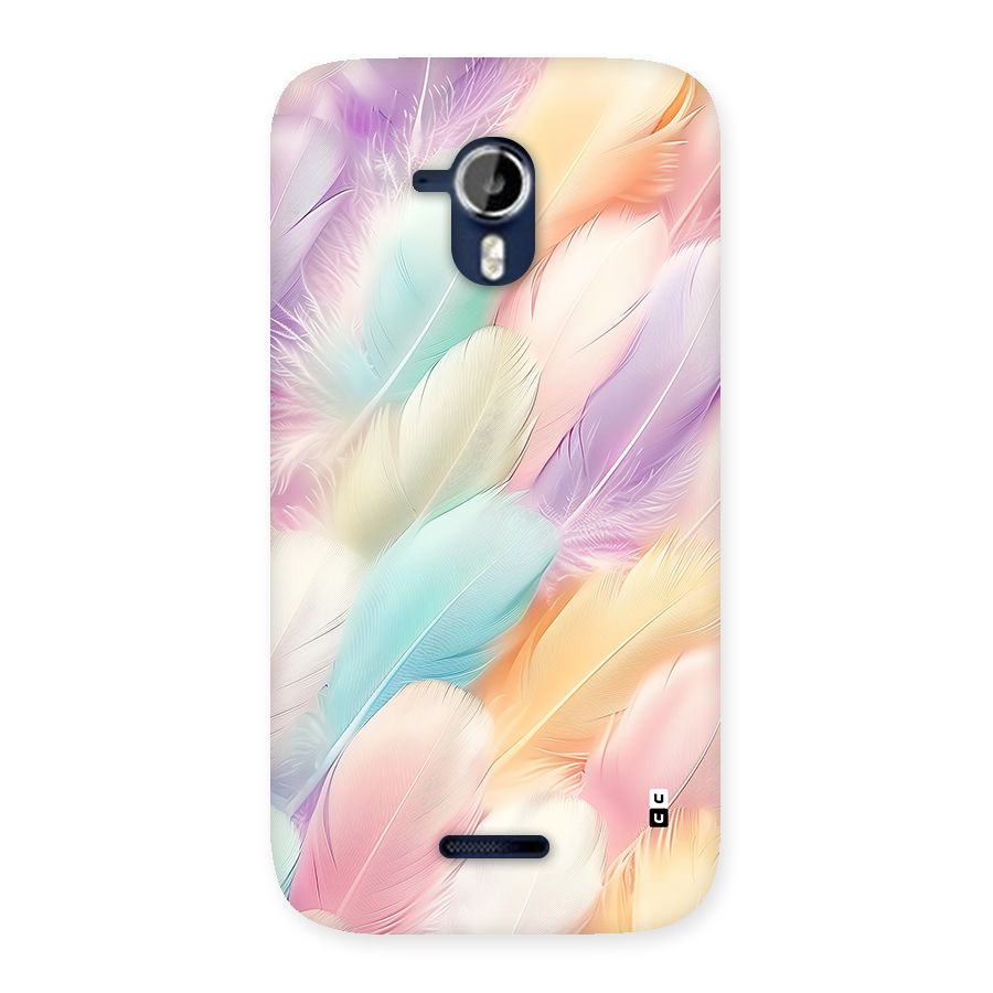 Pastel Feather Back Case for Canvas Magnus A117