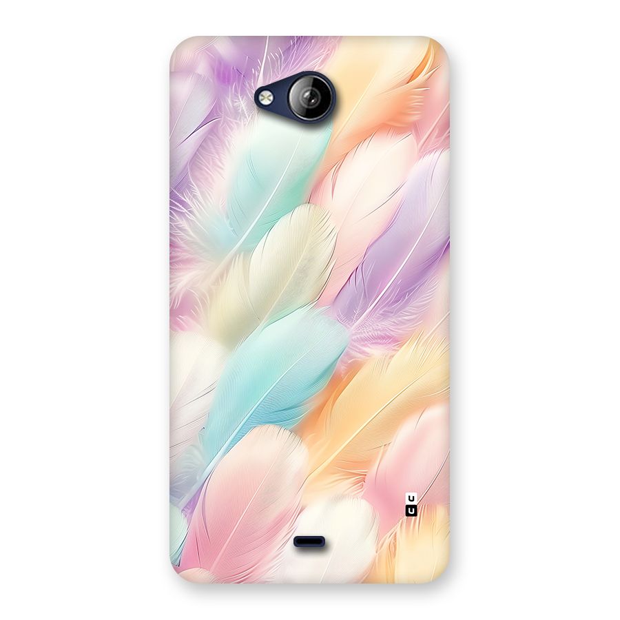 Pastel Feather Back Case for Canvas Play Q355