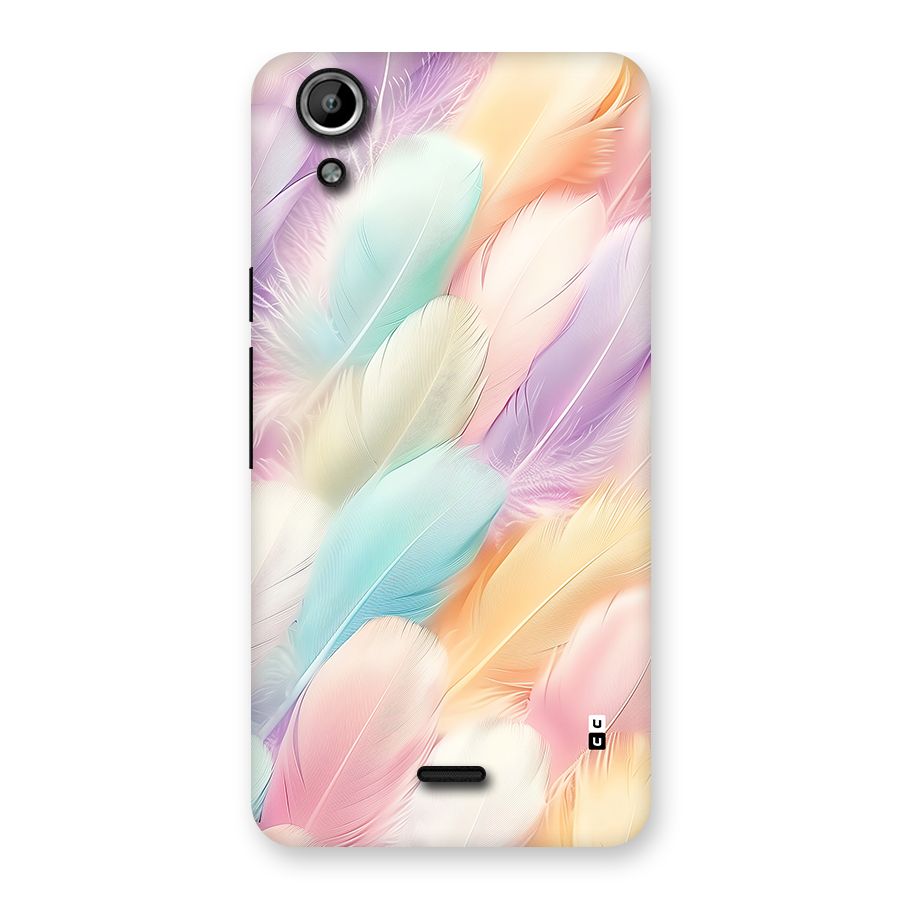 Pastel Feather Back Case for Canvas Selfie Lens Q345