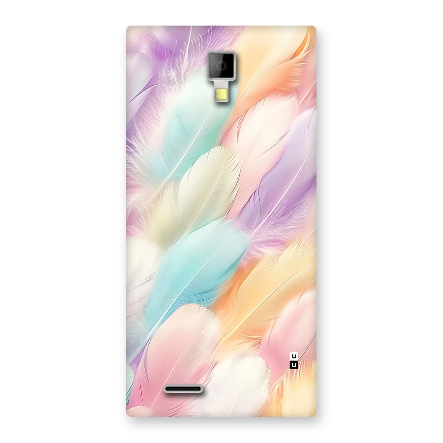 Pastel Feather Back Case for Canvas Xpress A99
