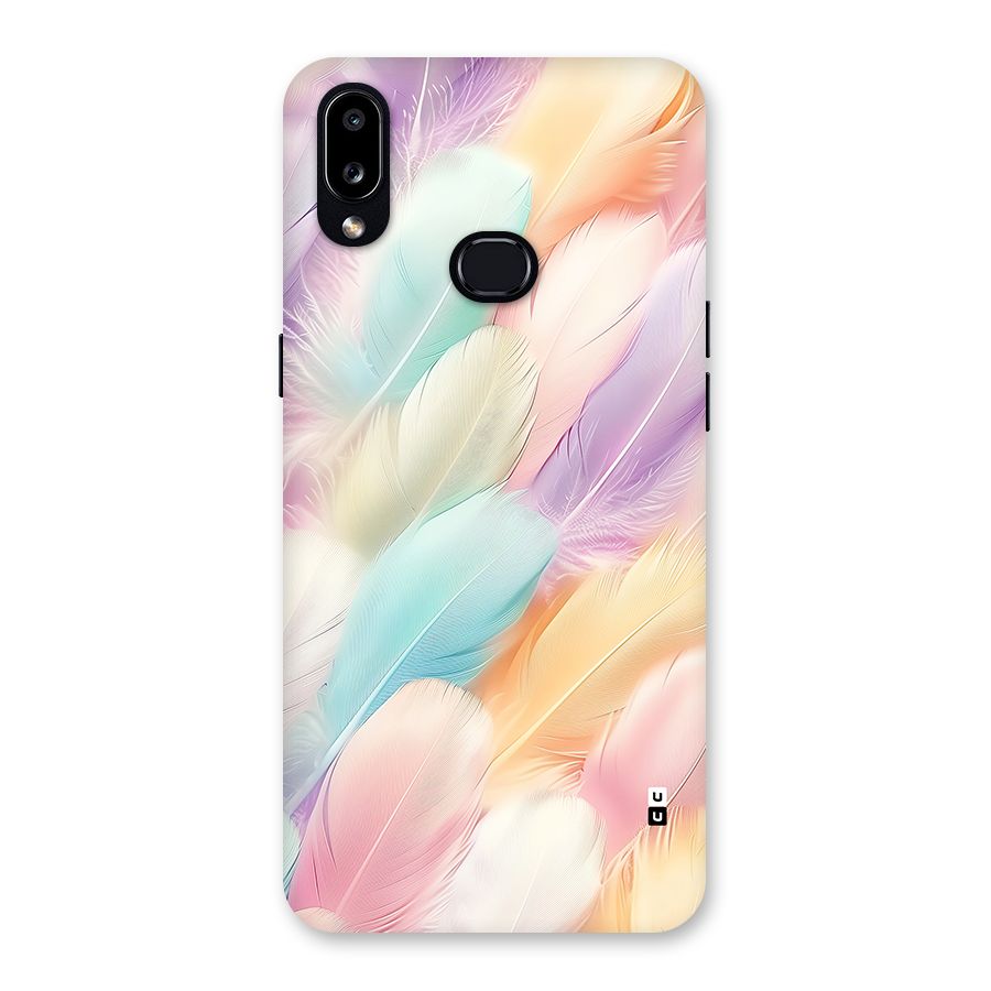 Pastel Feather Back Case for Galaxy A10s