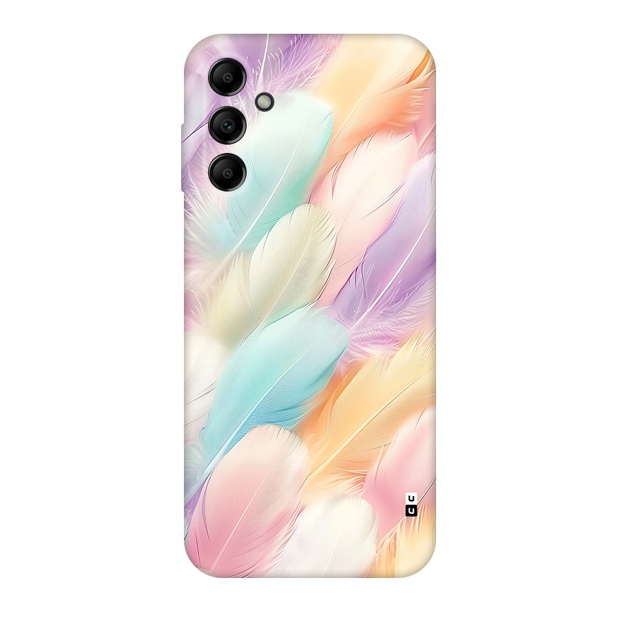 Pastel Feather Back Case for Galaxy A14 5G
