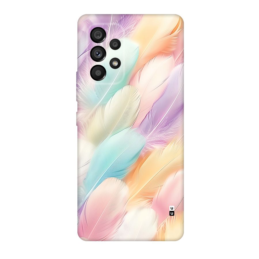Pastel Feather Back Case for Galaxy A53 5G