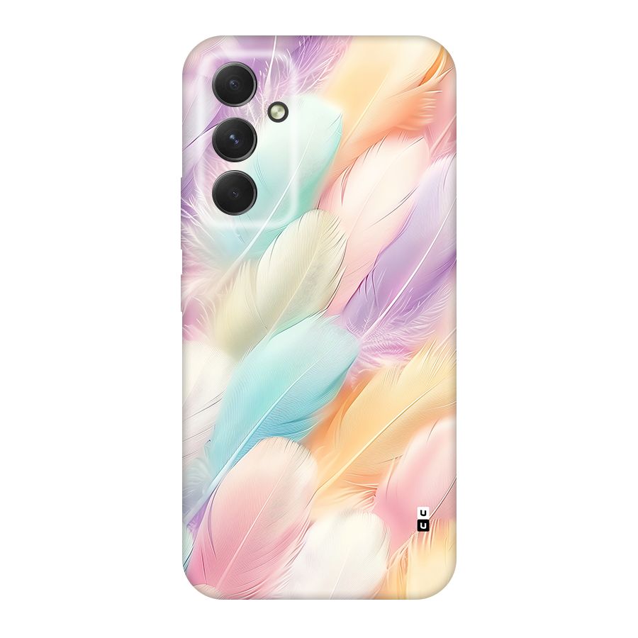 Pastel Feather Back Case for Galaxy A54