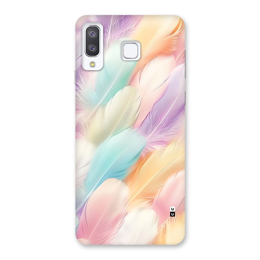 Pastel Feather Back Case for Galaxy A8 Star
