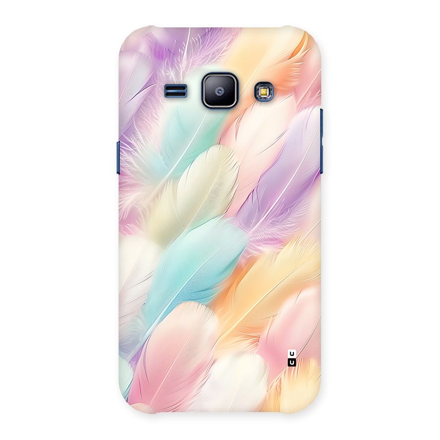 Pastel Feather Back Case for Galaxy J1