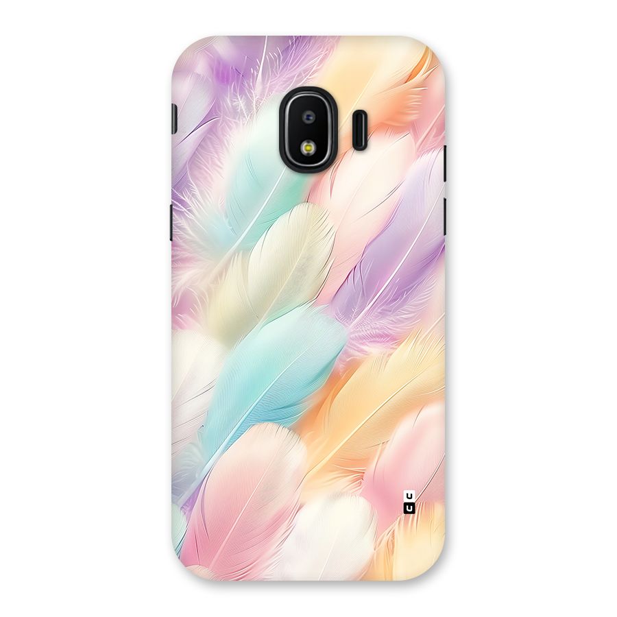 Pastel Feather Back Case for Galaxy J2 Pro 2018