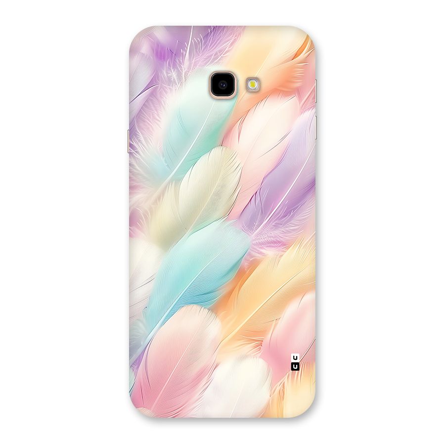 Pastel Feather Back Case for Galaxy J4 Plus