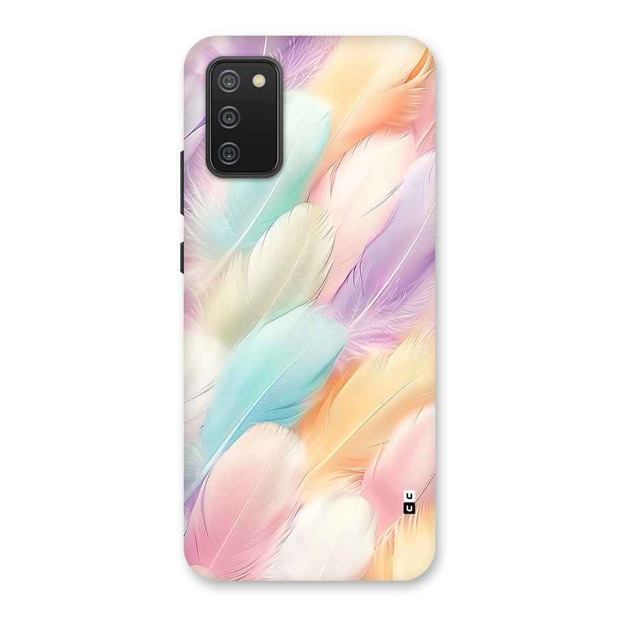 Pastel Feather Back Case for Galaxy M02s