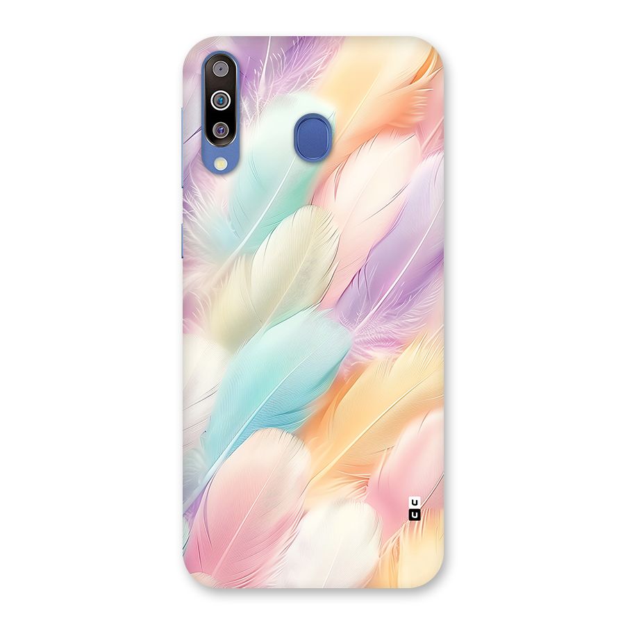 Pastel Feather Back Case for Galaxy M30