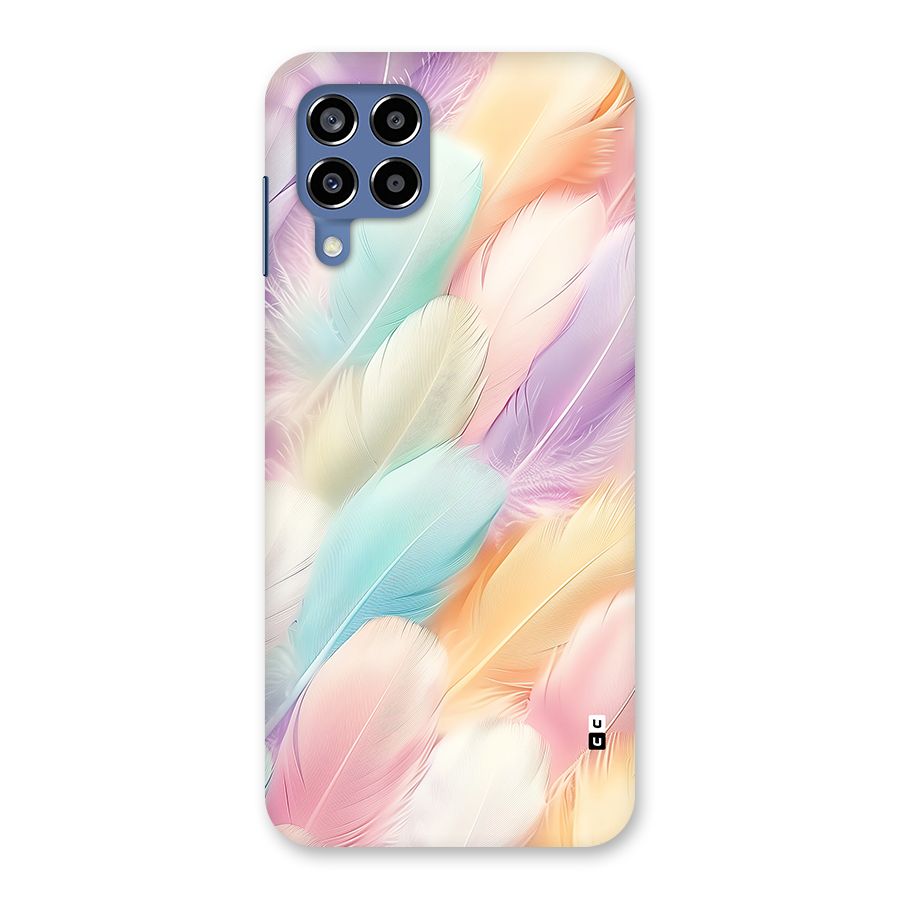 Pastel Feather Back Case for Galaxy M53 5G