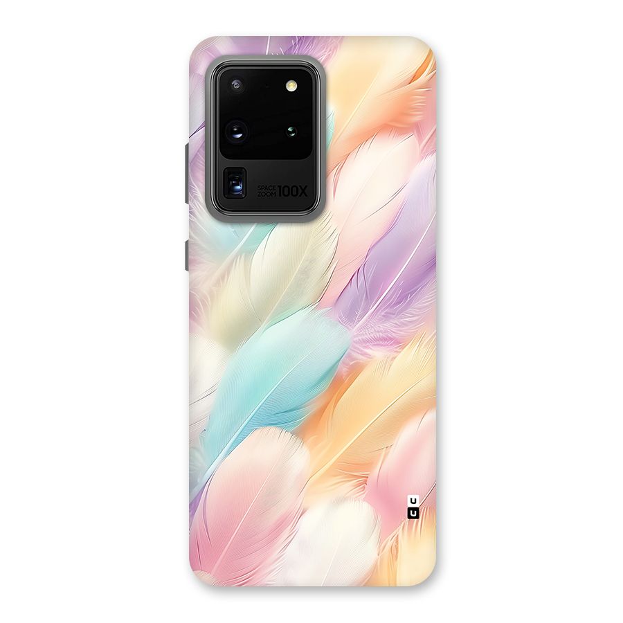 Pastel Feather Back Case for Galaxy S20 Ultra