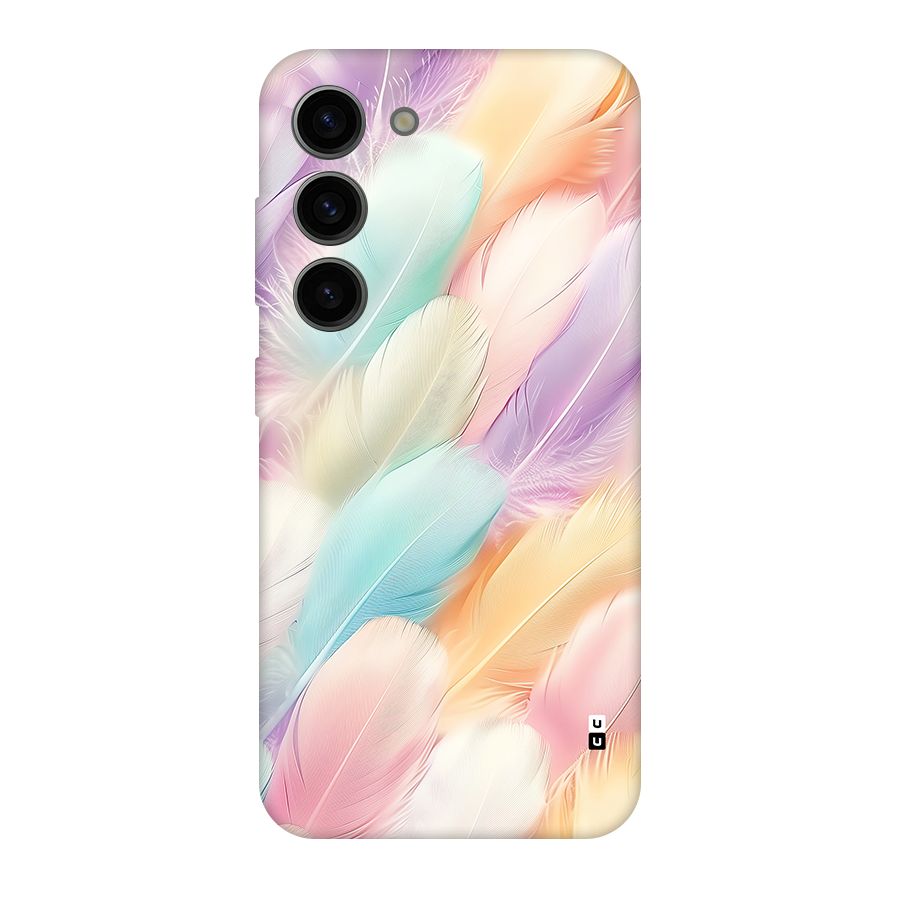 Pastel Feather Back Case for Galaxy S23