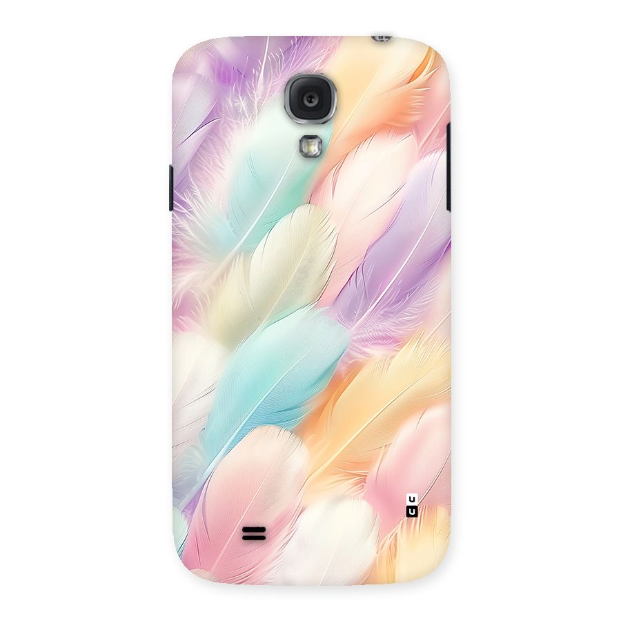 Pastel Feather Back Case for Galaxy S4