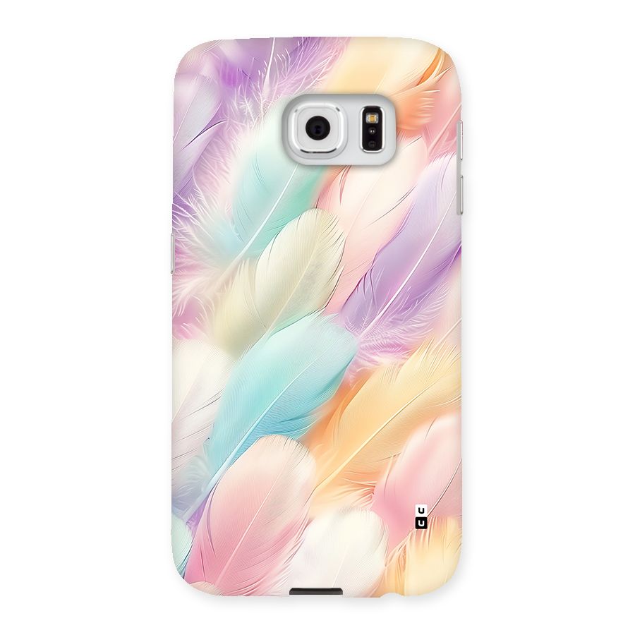 Pastel Feather Back Case for Galaxy S6