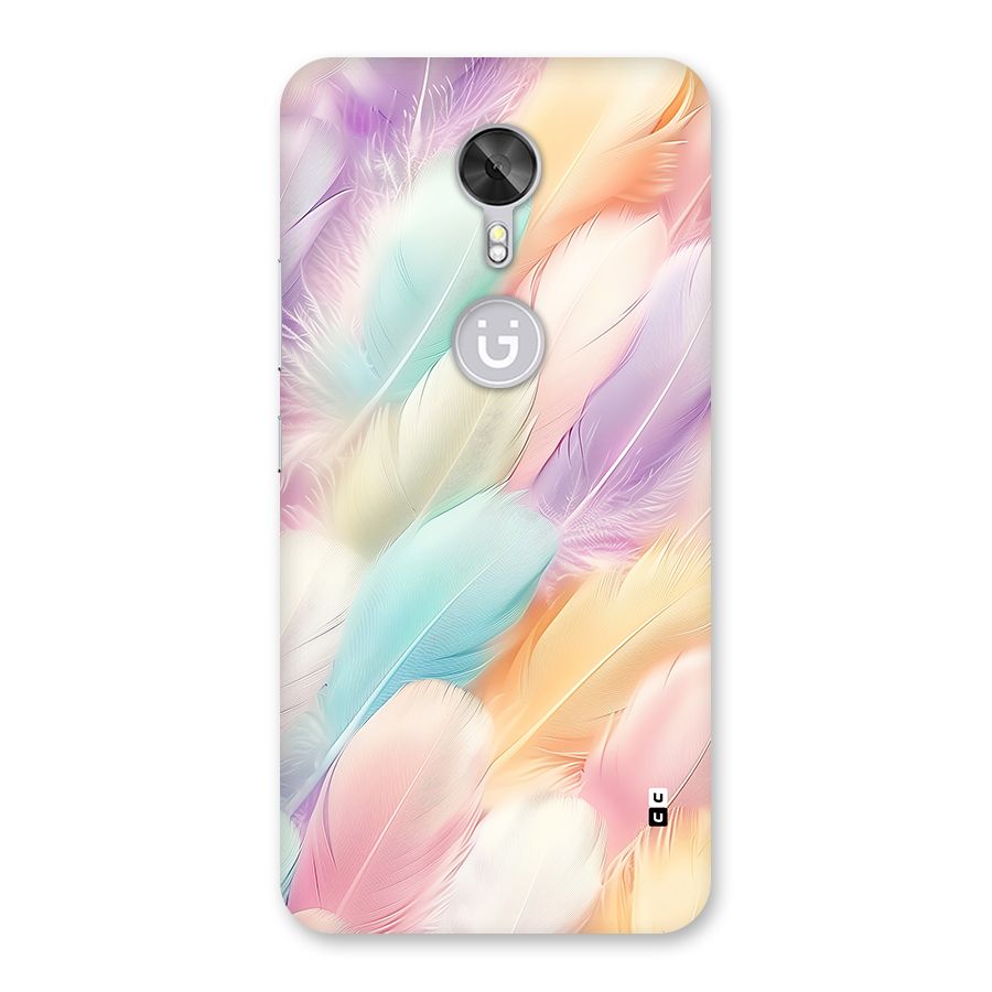 Pastel Feather Back Case for Gionee A1