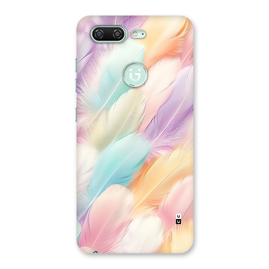 Pastel Feather Back Case for Gionee S10