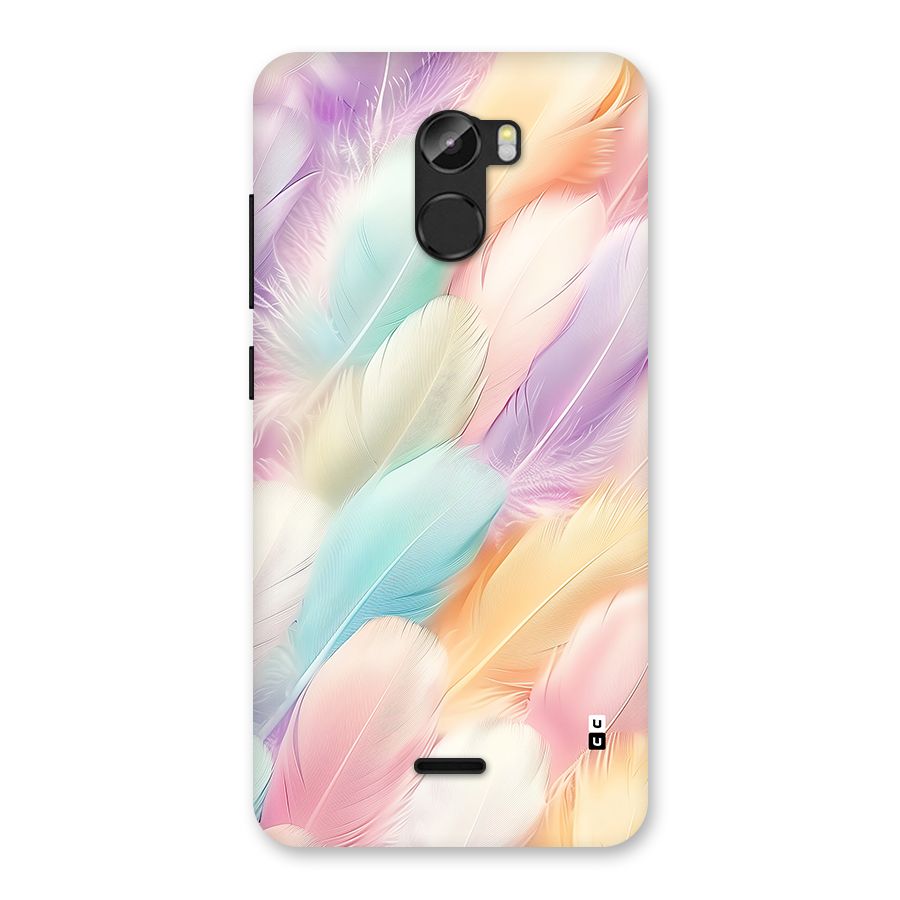 Pastel Feather Back Case for Gionee X1