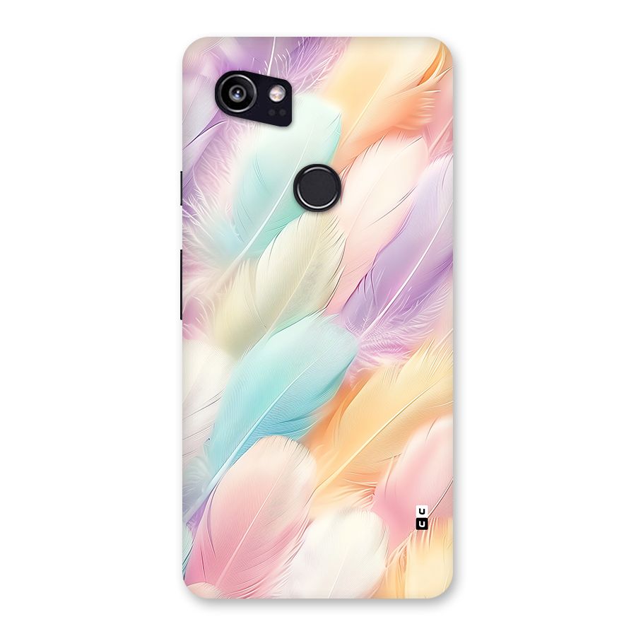 Pastel Feather Back Case for Google Pixel 2 XL
