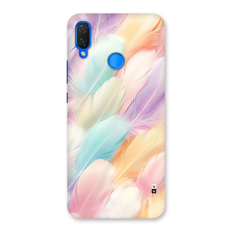 Pastel Feather Back Case for Huawei P Smart Plus