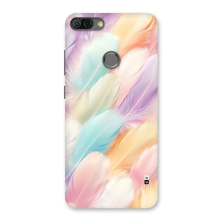 Pastel Feather Back Case for Infinix Hot 6 Pro