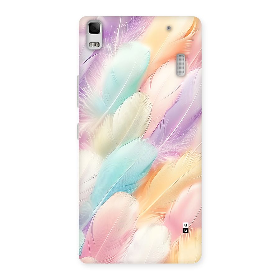 Pastel Feather Back Case for Lenovo K3 Note