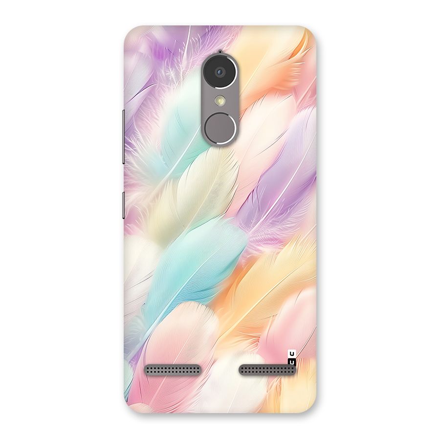 Pastel Feather Back Case for Lenovo K6