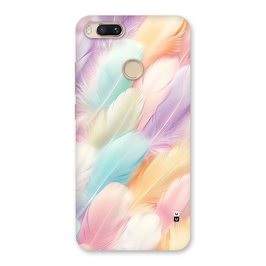 Pastel Feather Back Case for Mi A1