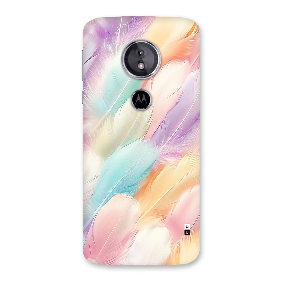 Pastel Feather Back Case for Moto E5