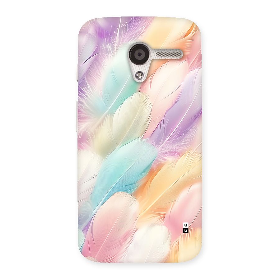 Pastel Feather Back Case for Moto X