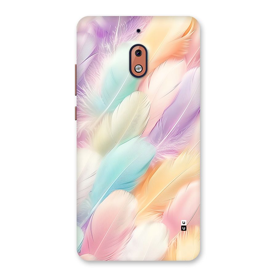 Pastel Feather Back Case for Nokia 2.1