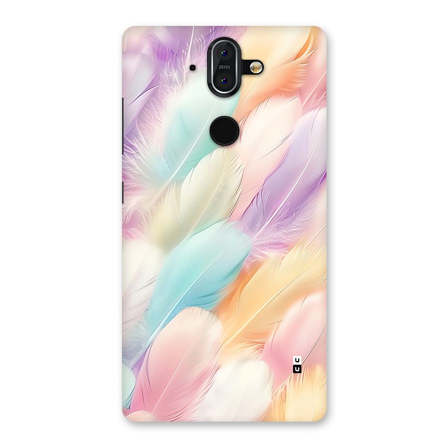 Pastel Feather Back Case for Nokia 8 Sirocco