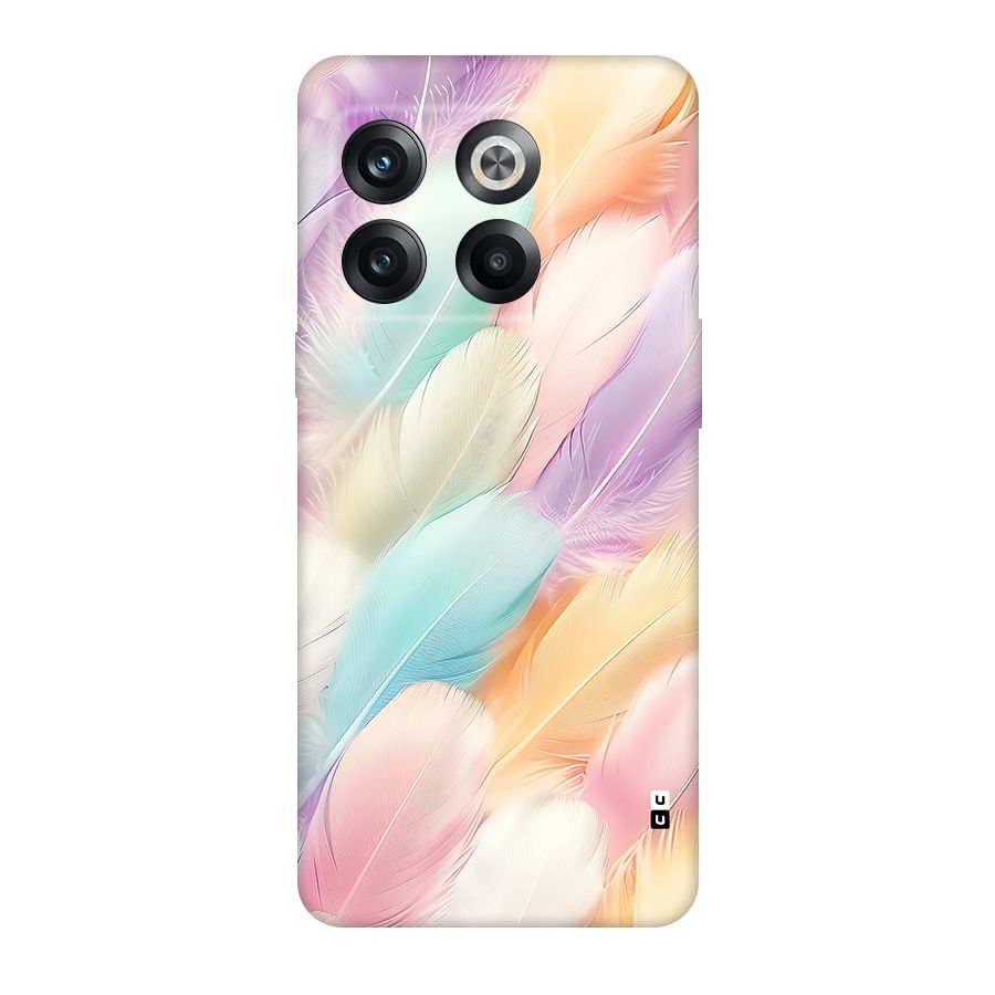 Pastel Feather Back Case for OnePlus 10T