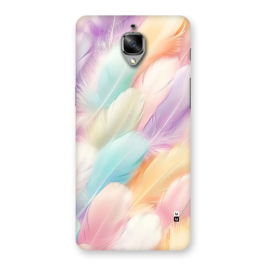 Pastel Feather Back Case for OnePlus 3T