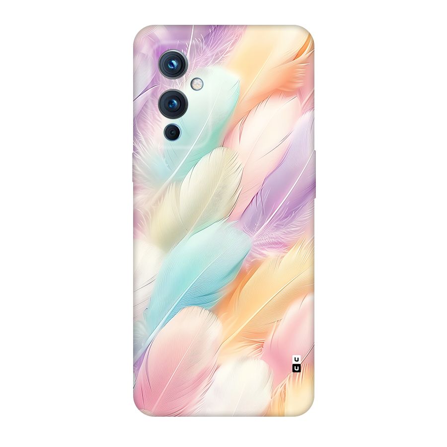 Pastel Feather Back Case for OnePlus 9