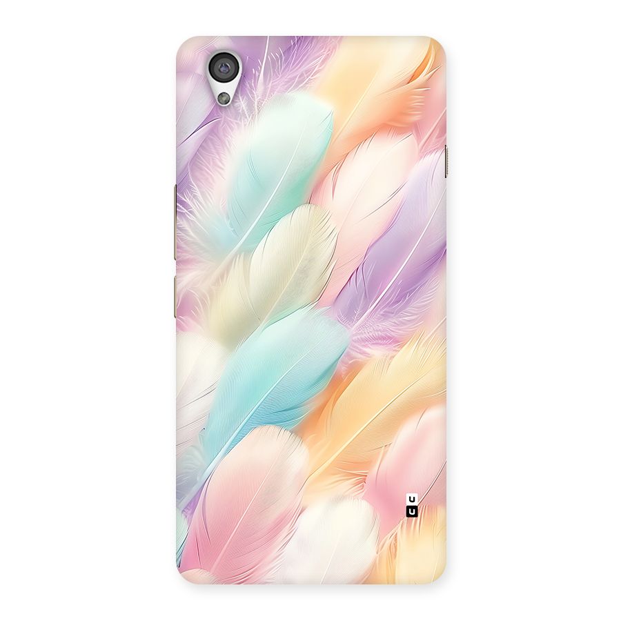 Pastel Feather Back Case for OnePlus X