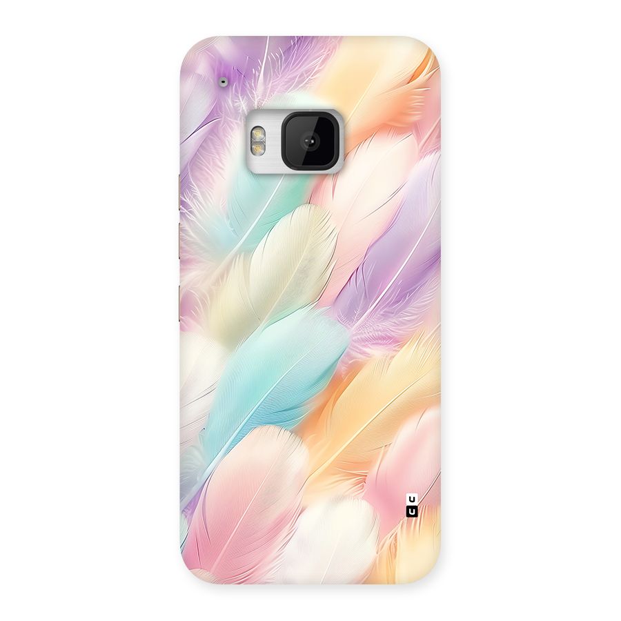 Pastel Feather Back Case for One M9