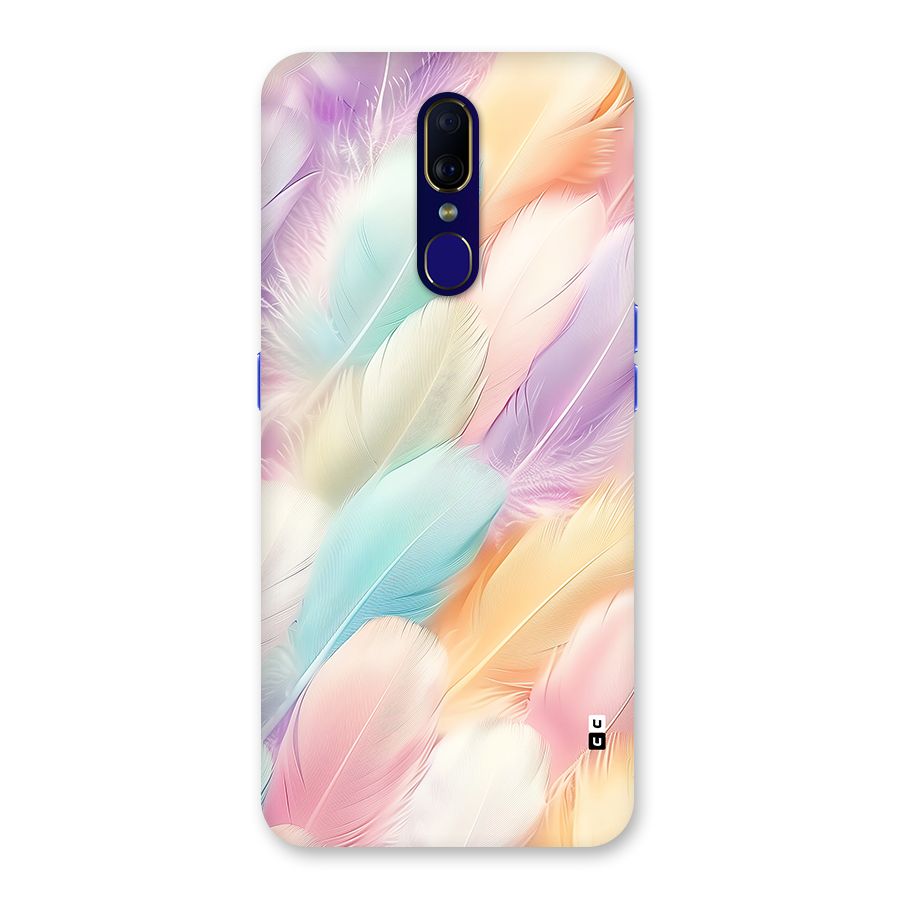 Pastel Feather Back Case for Oppo A9