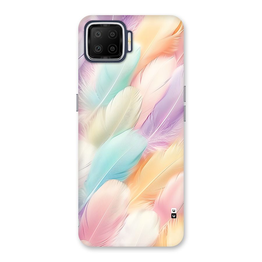 Pastel Feather Back Case for Oppo F17