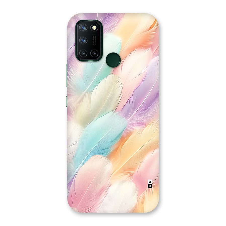Pastel Feather Back Case for Realme 7i