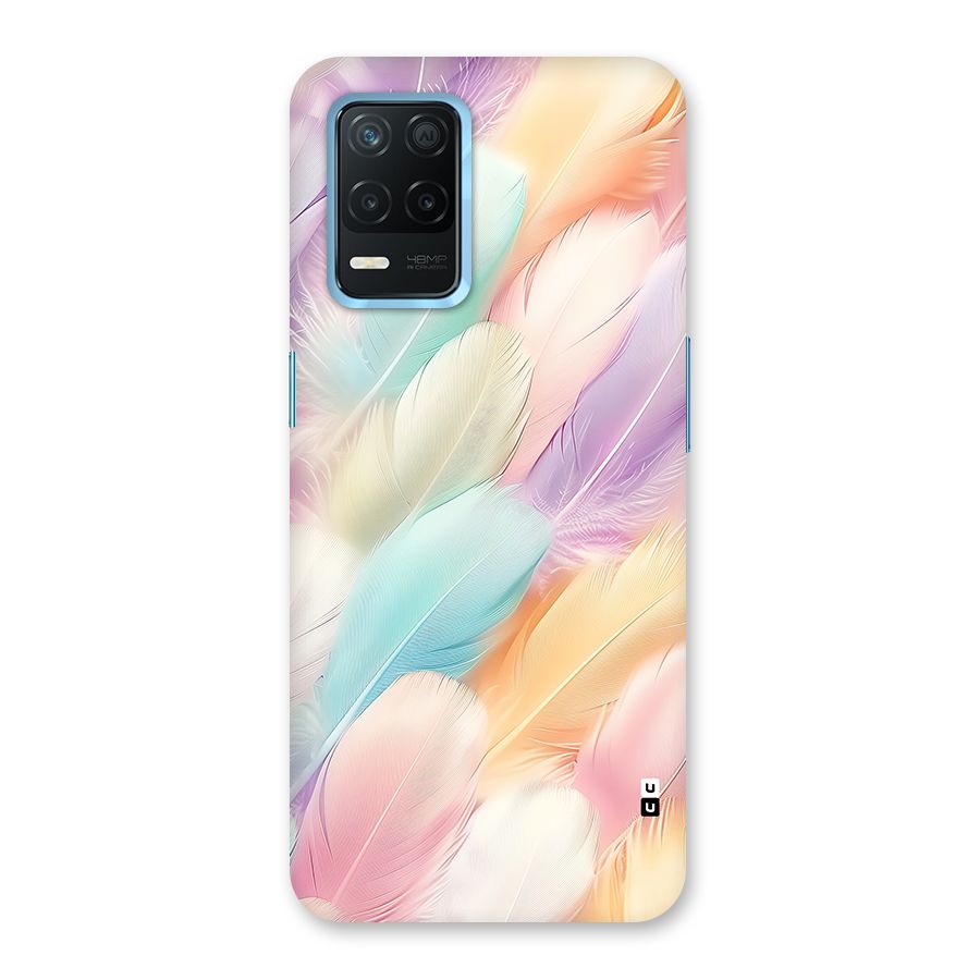 Pastel Feather Back Case for Realme 8 5G