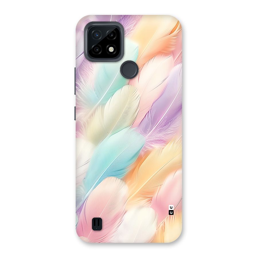 Pastel Feather Back Case for Realme C21