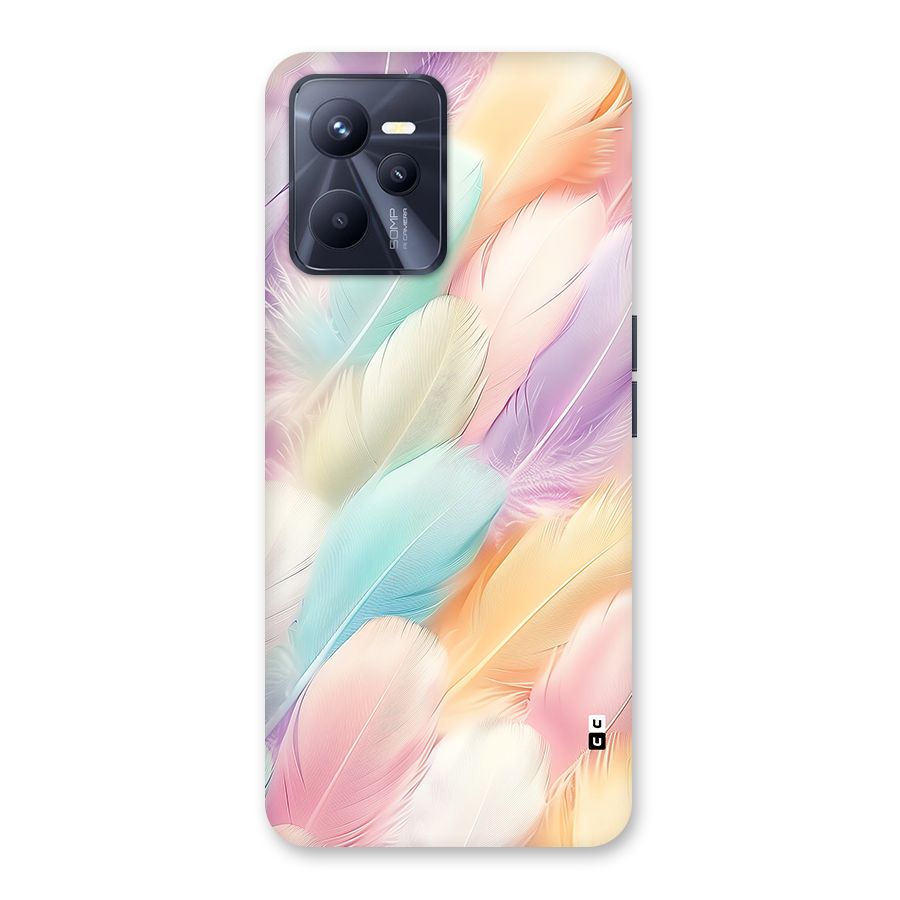 Pastel Feather Back Case for Realme C35