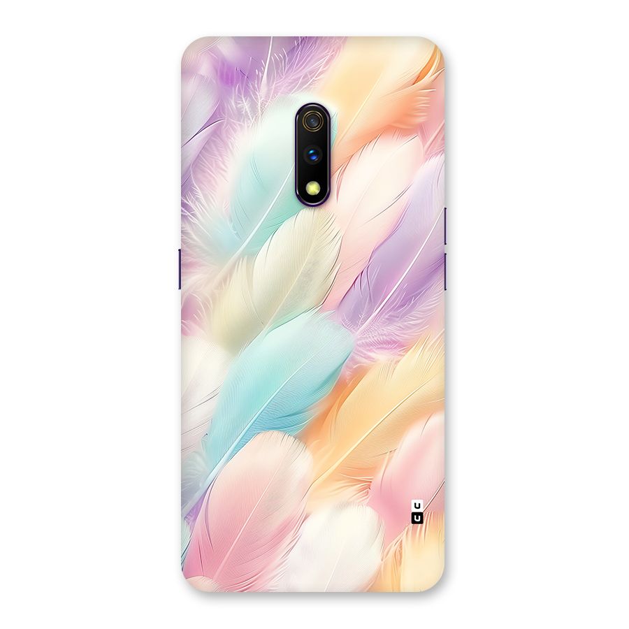 Pastel Feather Back Case for Realme X