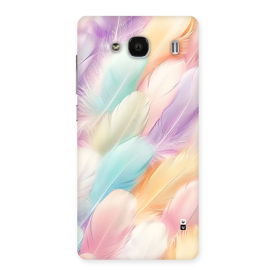 Pastel Feather Back Case for Redmi 2 Prime