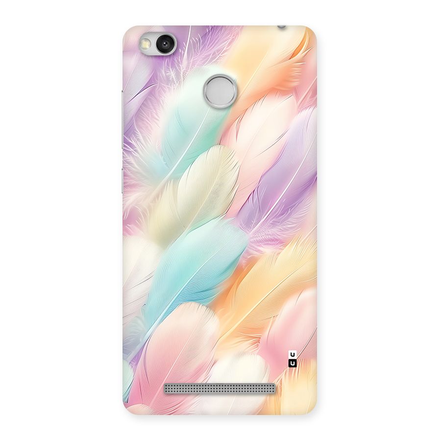 Pastel Feather Back Case for Redmi 3S Prime