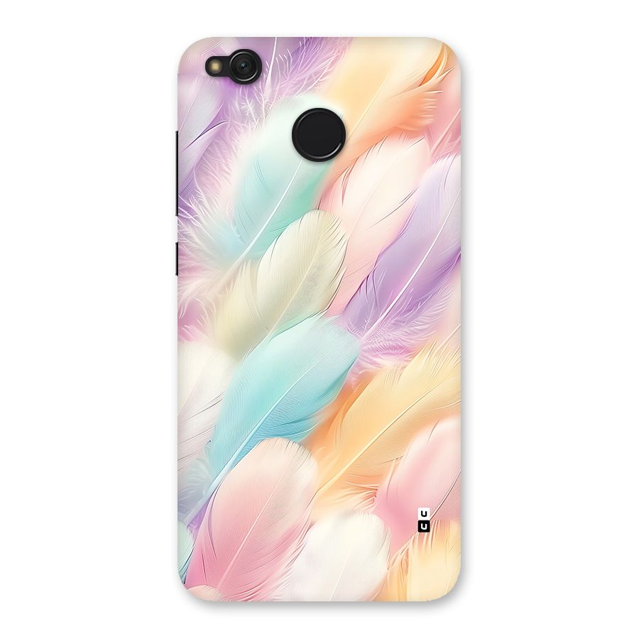 Pastel Feather Back Case for Redmi 4