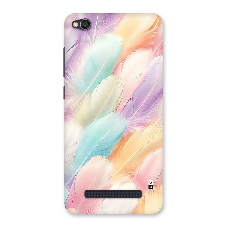 Pastel Feather Back Case for Redmi 4A