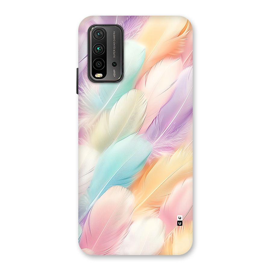 Pastel Feather Back Case for Redmi 9 Power