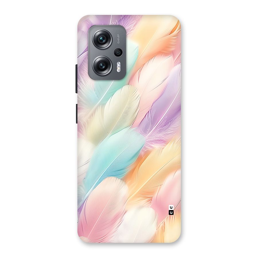 Pastel Feather Back Case for Redmi K50i